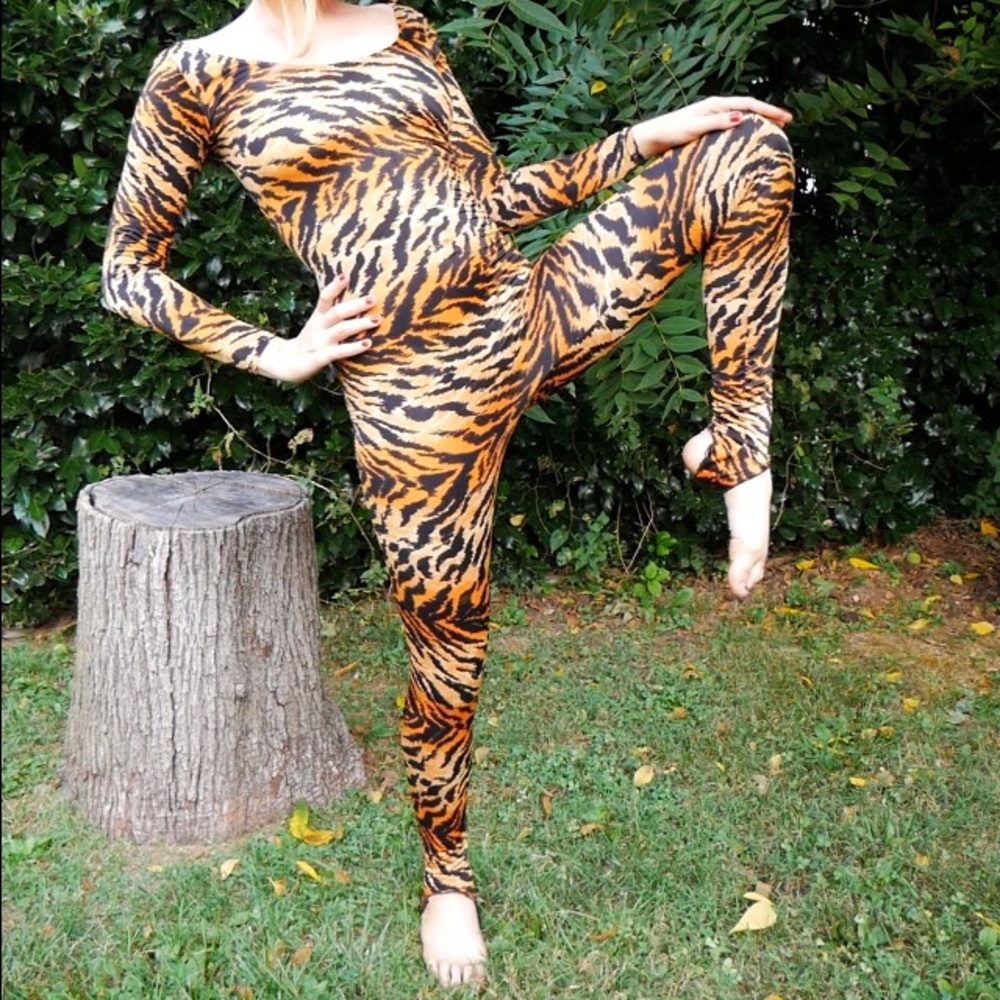 Tiger Print Catsuit